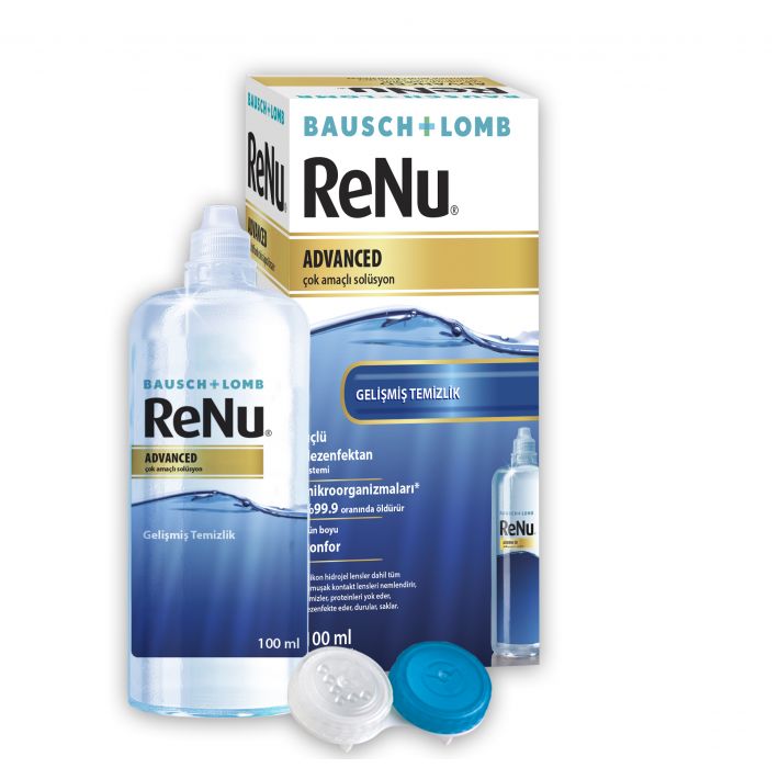 Универсальный раствор для линз Renu Advanced, 100 мл