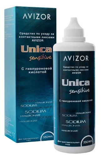 Раствор для линз Unica Sensitive 350 мл