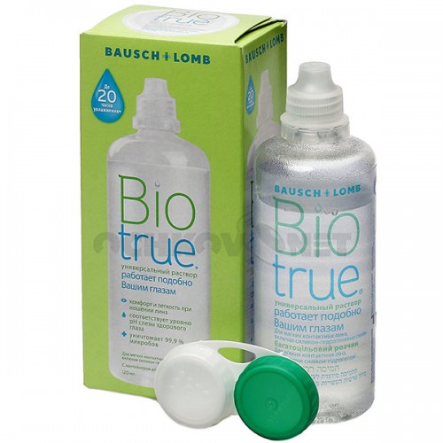 Раствор для линз BioTrue (120 мл)