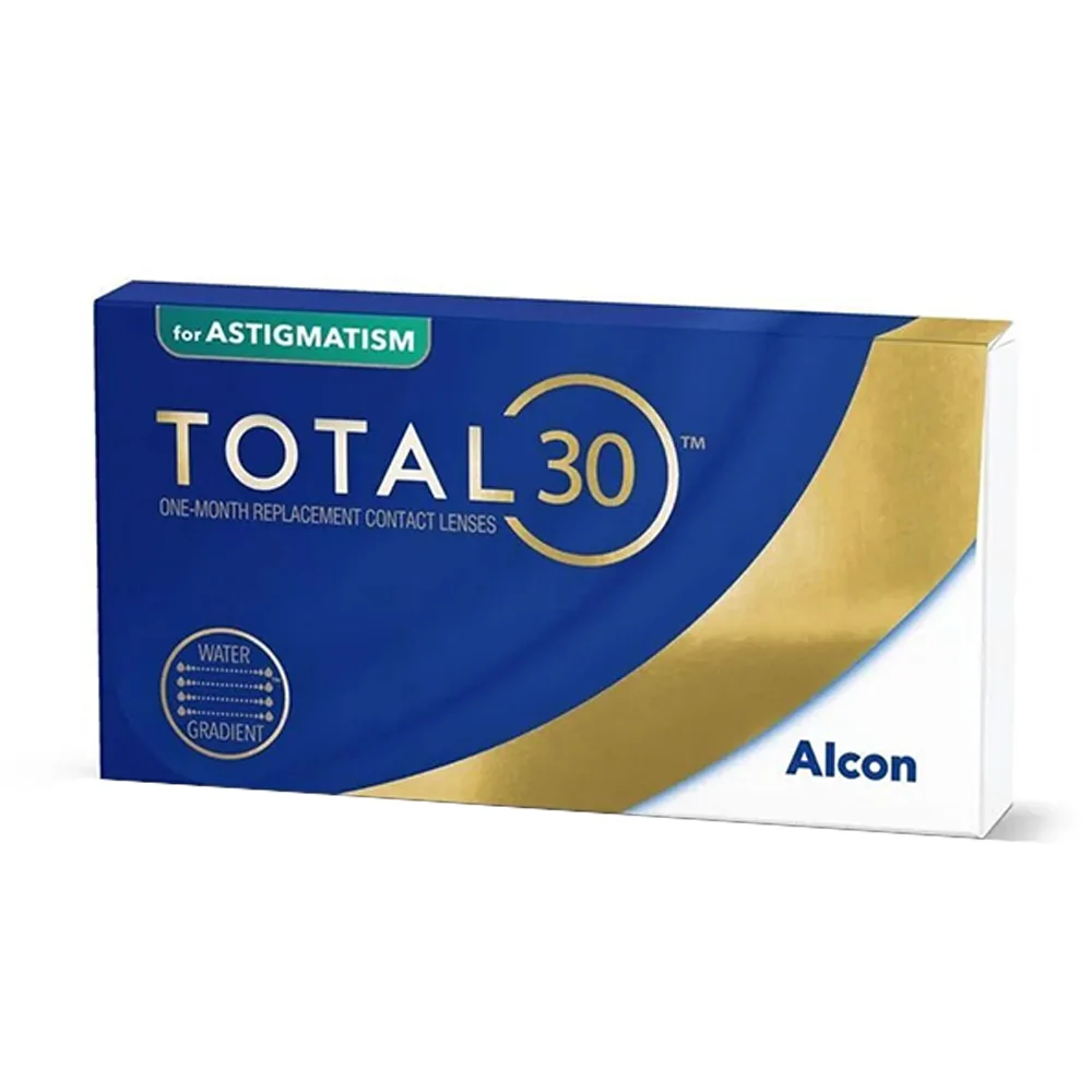 Астигматические контактные линзы TOTAL30 ASTIGMATISM (Alcon) (1уп=3шт)