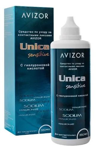 Раствор для линз Unica Sensitive 350 мл