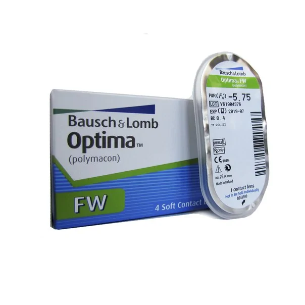 Акционные контактные линзы Optima FW (Bausch & Lomb) 1шт