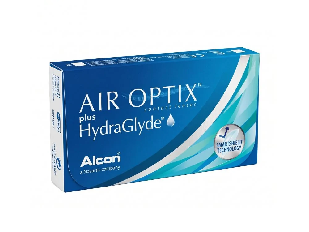 Акционные контактные линзы Air Optix HydraGlyde (Alcon) 1шт