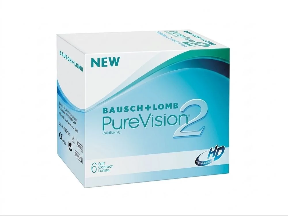 Акционные контактные линзы Pure Vision 2 (Bausch & Lomb) 1шт