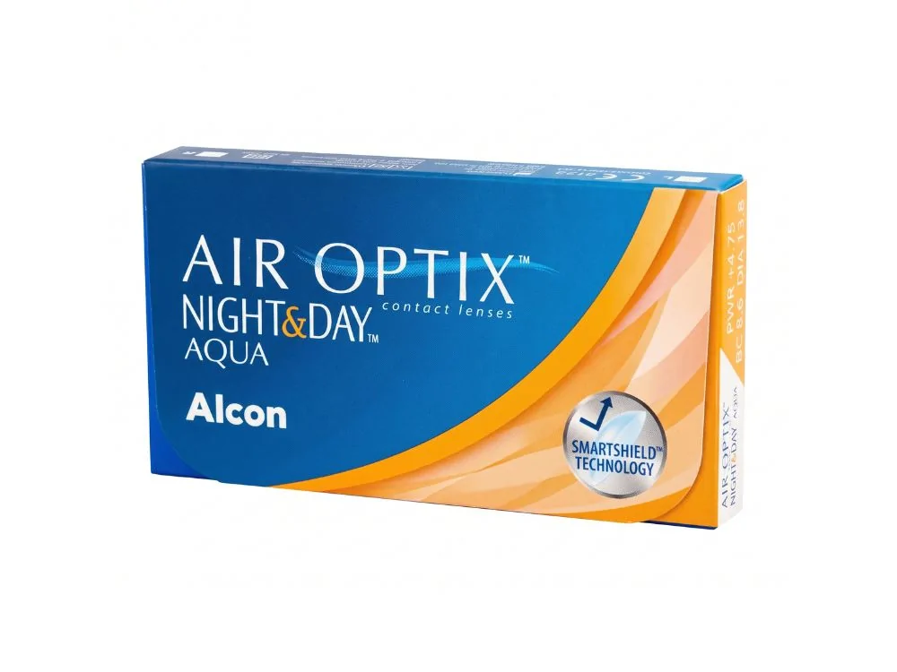 Акционные контактные линзы Air Optix Night & Day (Alcon) 1шт