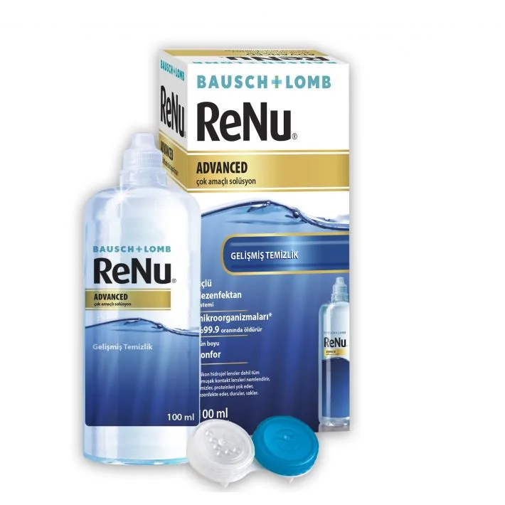 Универсальный раствор для линз Renu Advanced, 100 мл