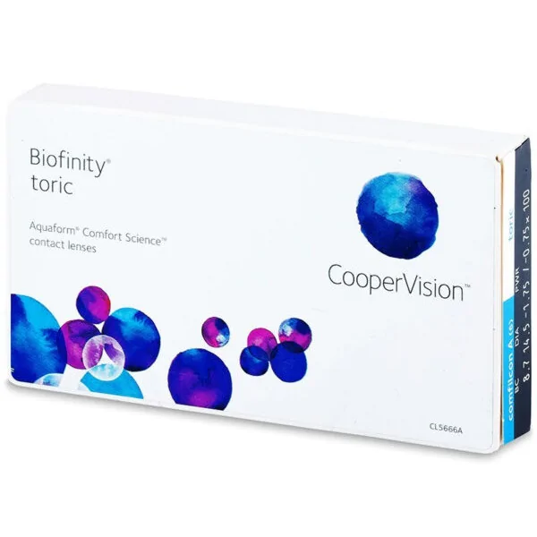 Астигматические линзы Biofinity Toric (Cooper Vision) 1шт