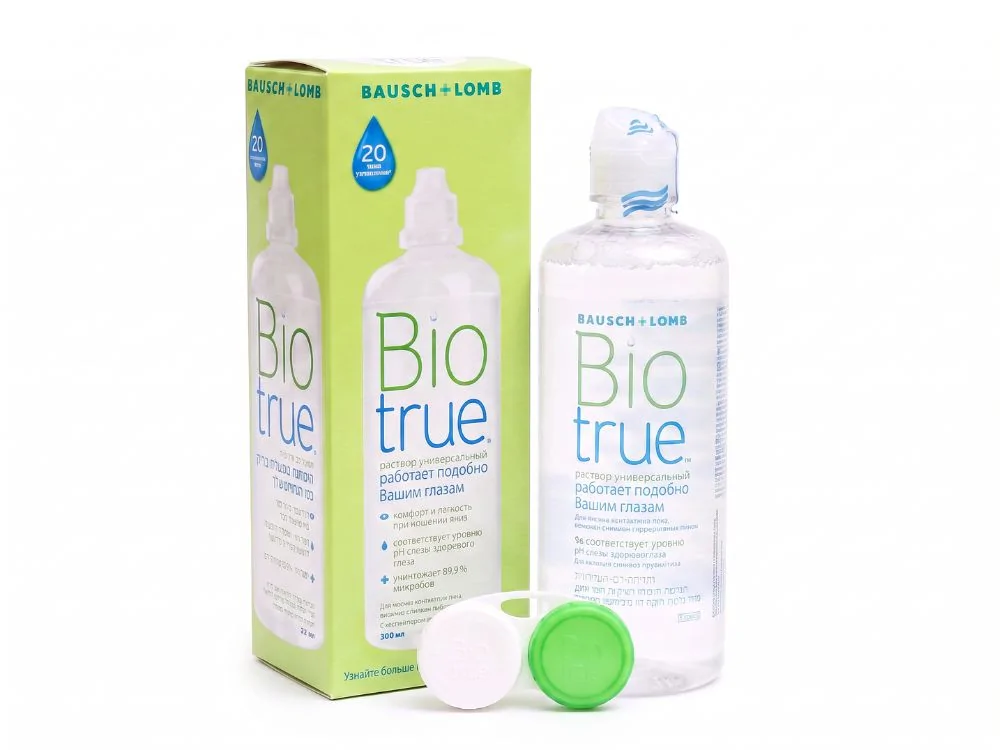 Раствор для линз BioTrue (300 мл)