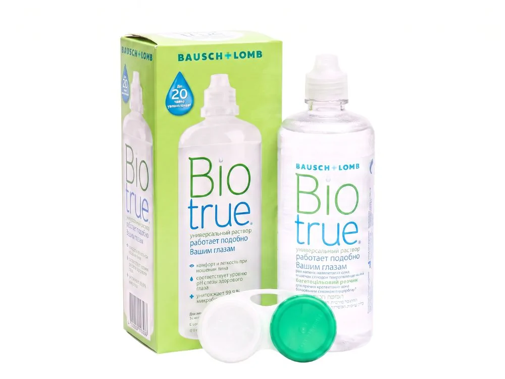 Раствор для линз BioTrue (120 мл)
