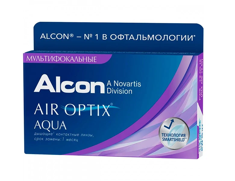 Мультифокальные контактные линзы Air Optix MULTIFOCAL (Alcon) 1шт